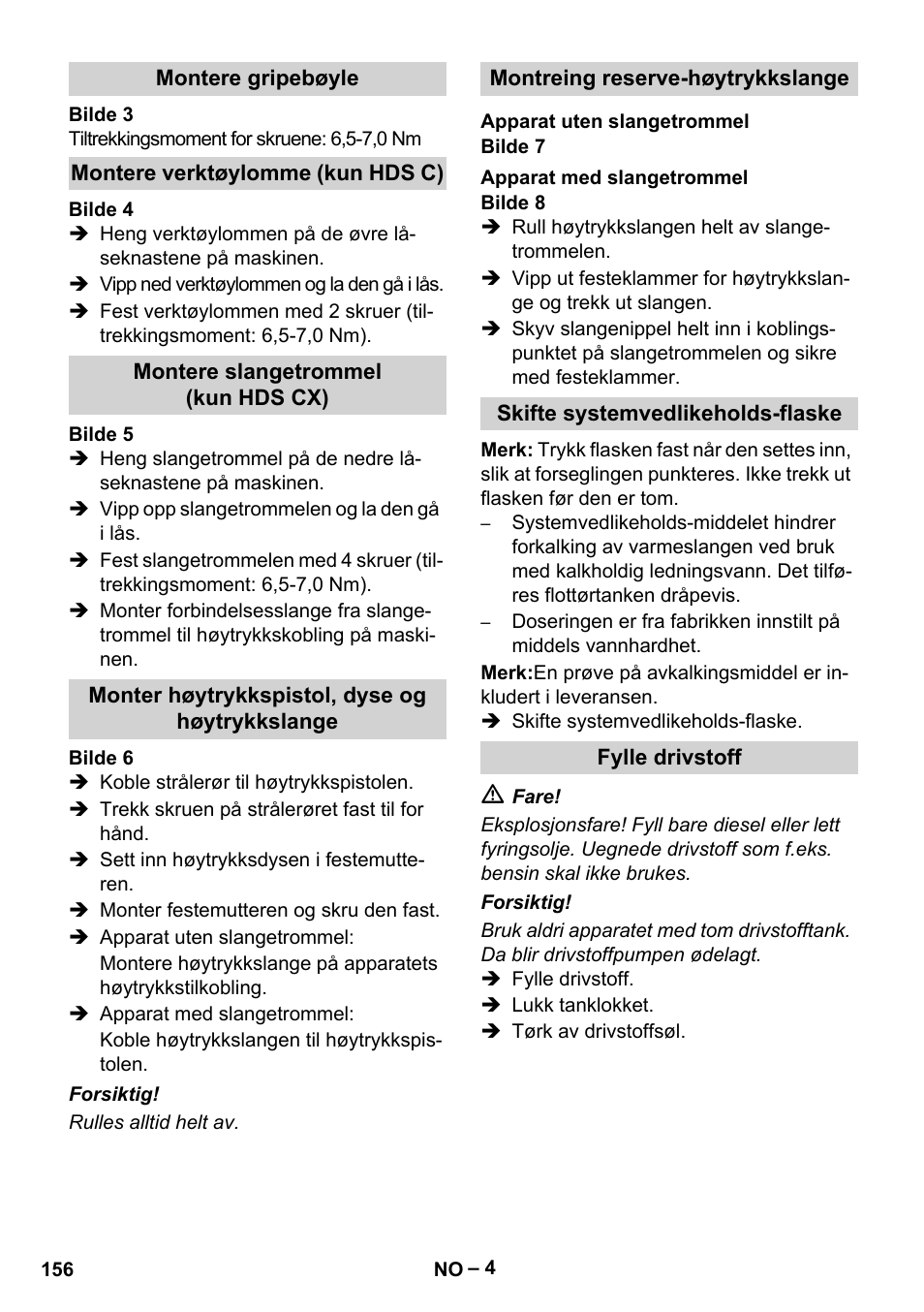 Karcher HDS 8-18-4 C User Manual | Page 156 / 496