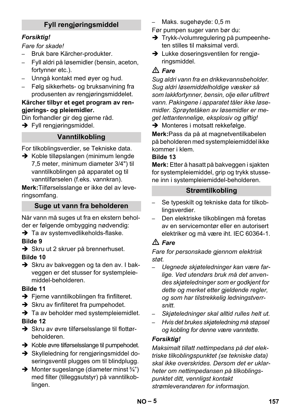 Karcher HDS 8-18-4 C User Manual | Page 157 / 496