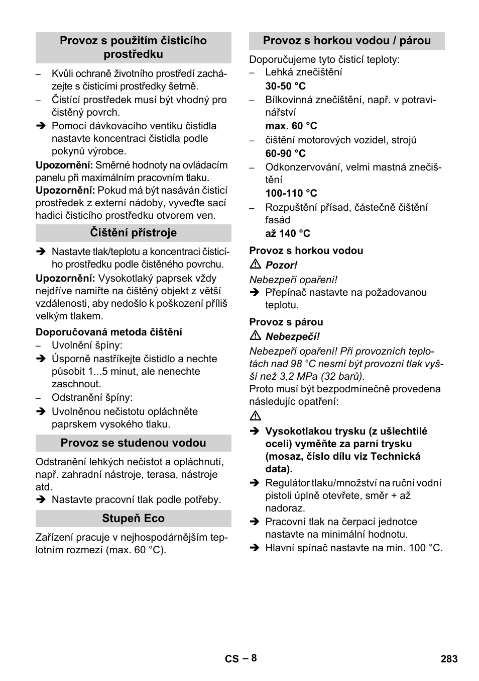 Karcher HDS 8-18-4 C User Manual | Page 283 / 496