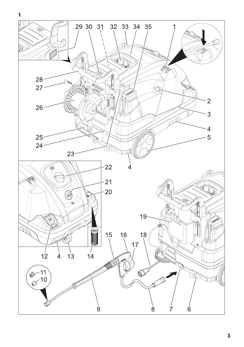 Karcher HDS 8-18-4 C User Manual | Page 3 / 496