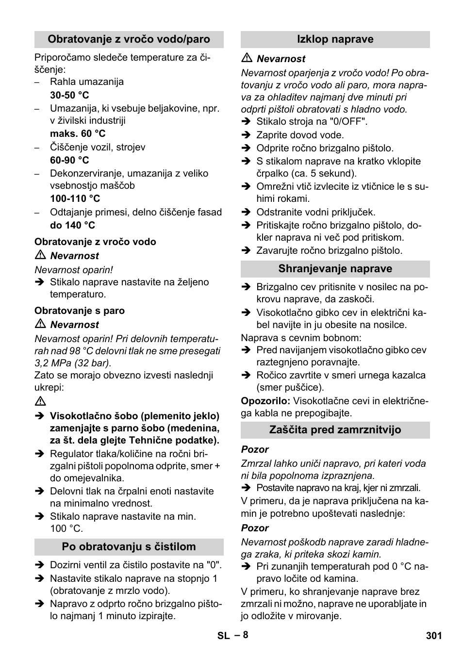 Karcher HDS 8-18-4 C User Manual | Page 301 / 496