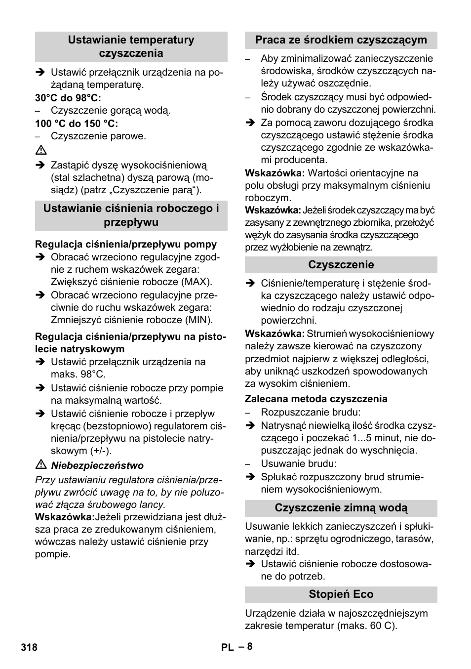 Karcher HDS 8-18-4 C User Manual | Page 318 / 496