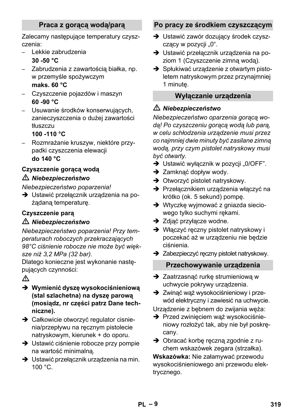 Karcher HDS 8-18-4 C User Manual | Page 319 / 496