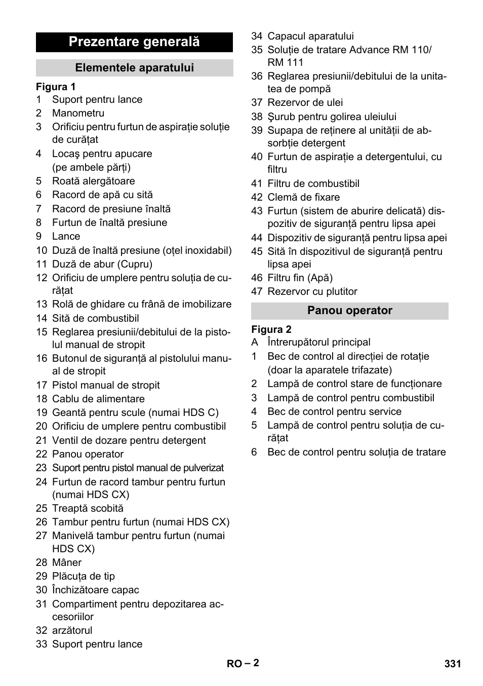 Prezentare generală | Karcher HDS 8-18-4 C User Manual | Page 331 / 496
