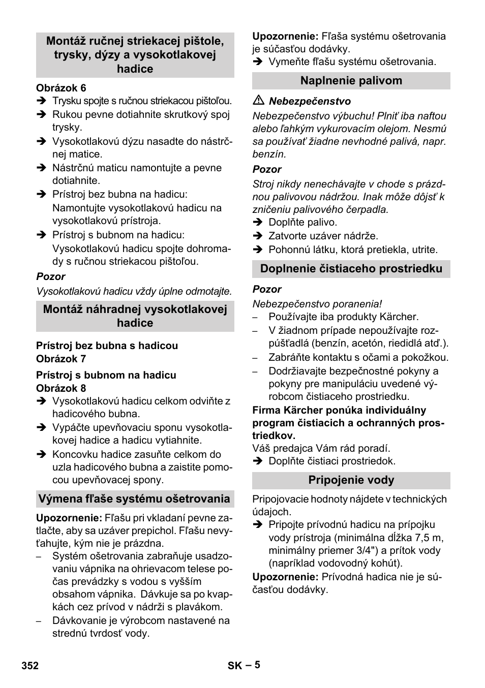 Karcher HDS 8-18-4 C User Manual | Page 352 / 496