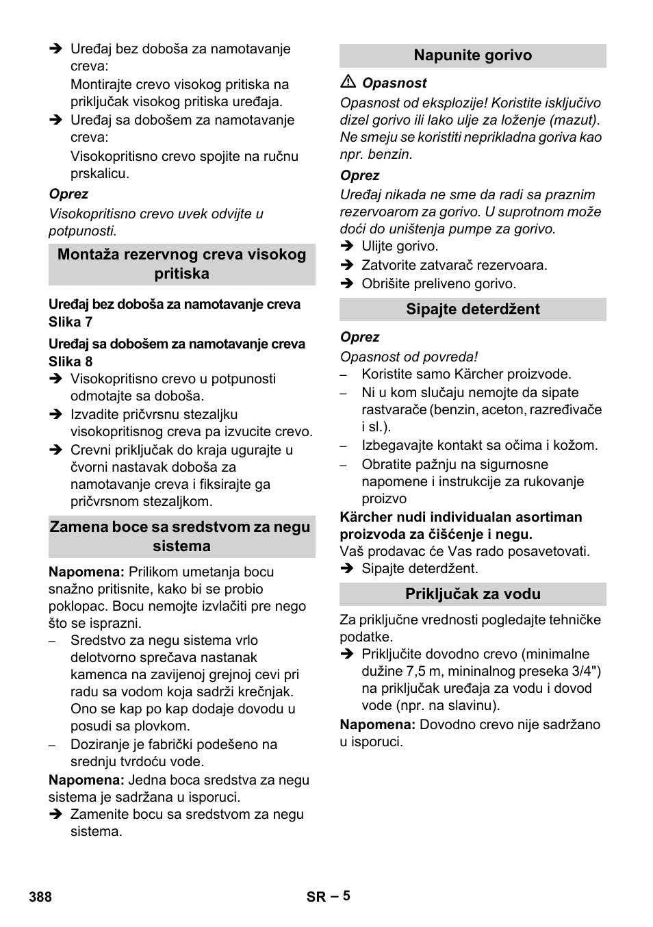 Karcher HDS 8-18-4 C User Manual | Page 388 / 496