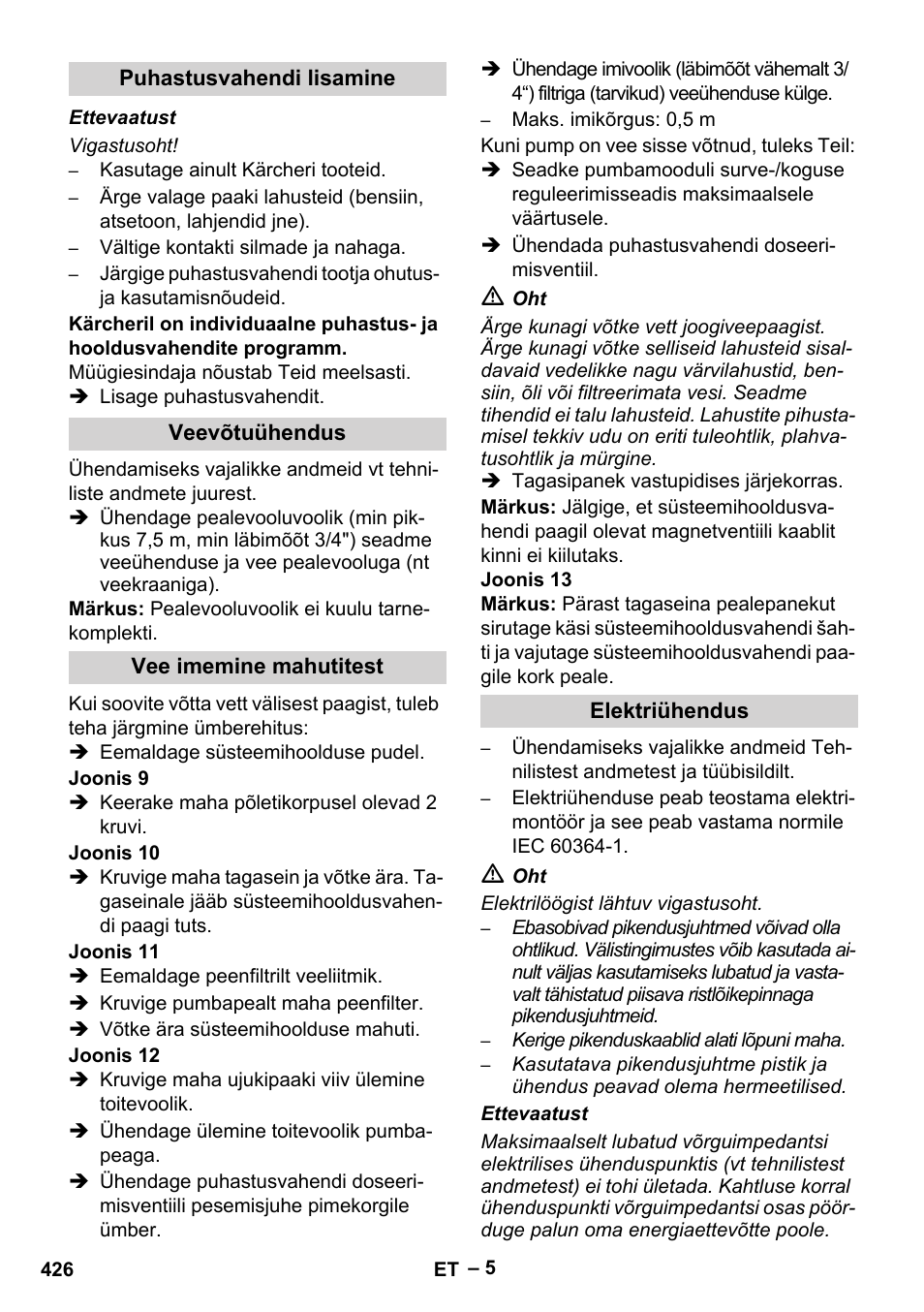 Karcher HDS 8-18-4 C User Manual | Page 426 / 496