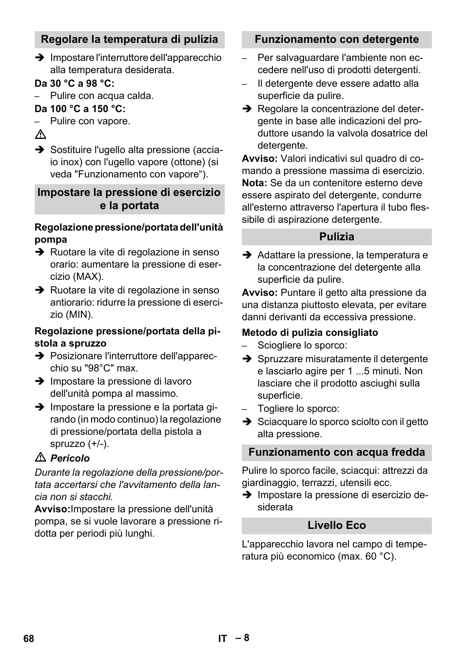 Karcher HDS 8-18-4 C User Manual | Page 68 / 496