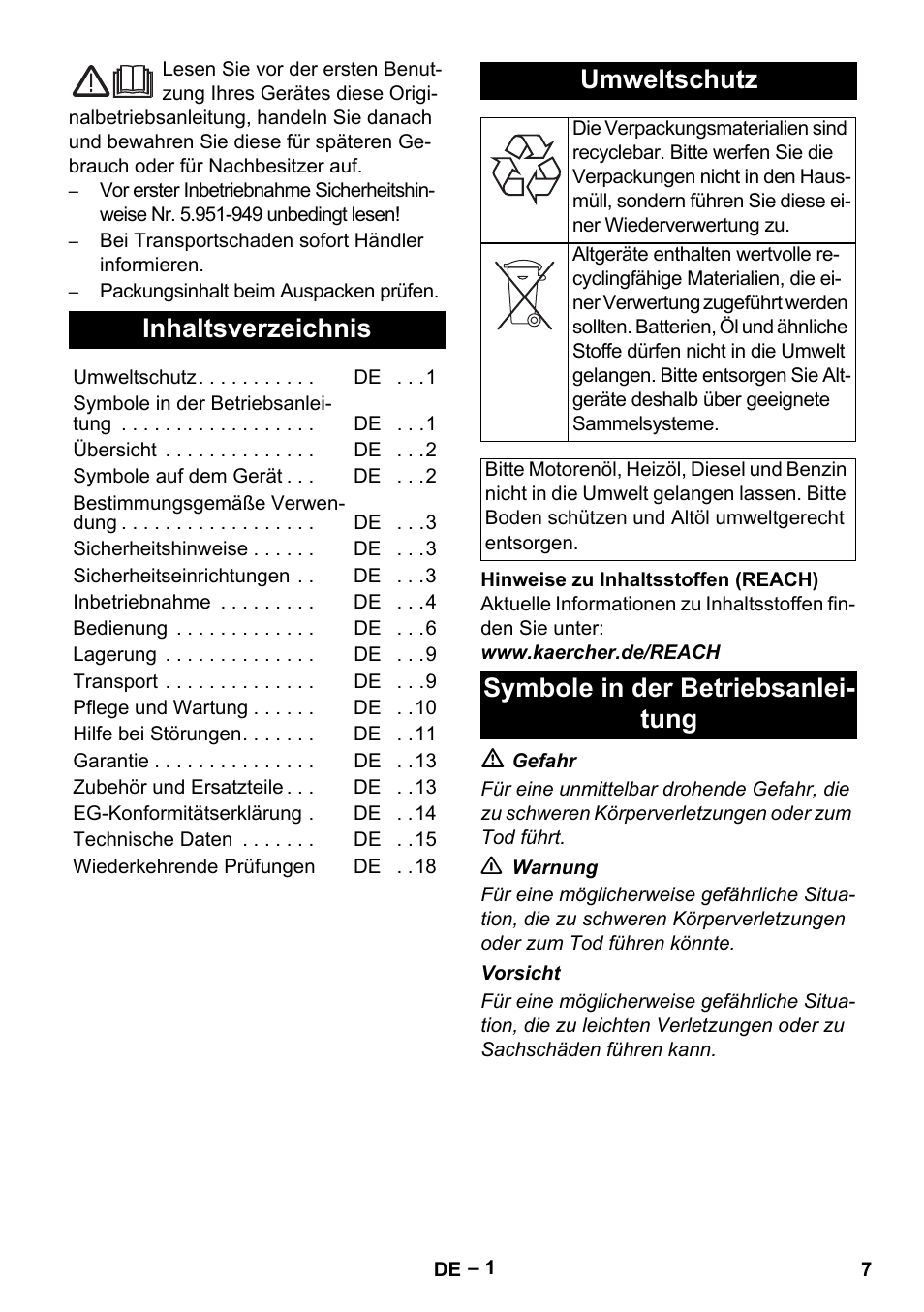 Karcher HDS 8-18-4 C User Manual | Page 7 / 496