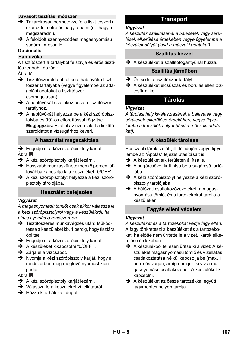 Karcher K 2 Premium User Manual | Page 107 / 196