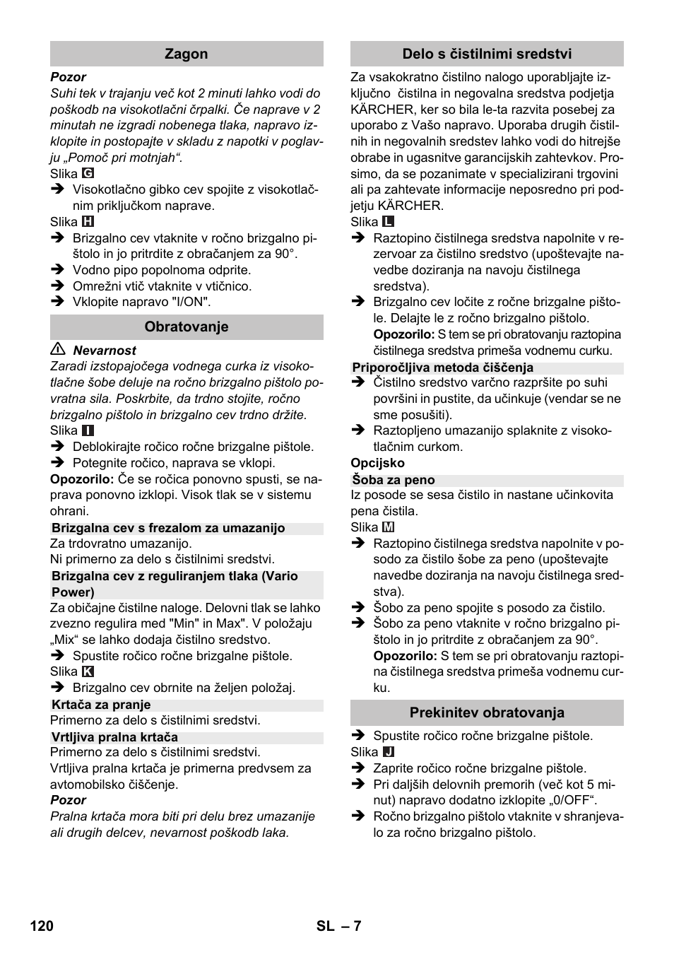 Karcher K 2 Premium User Manual | Page 120 / 196