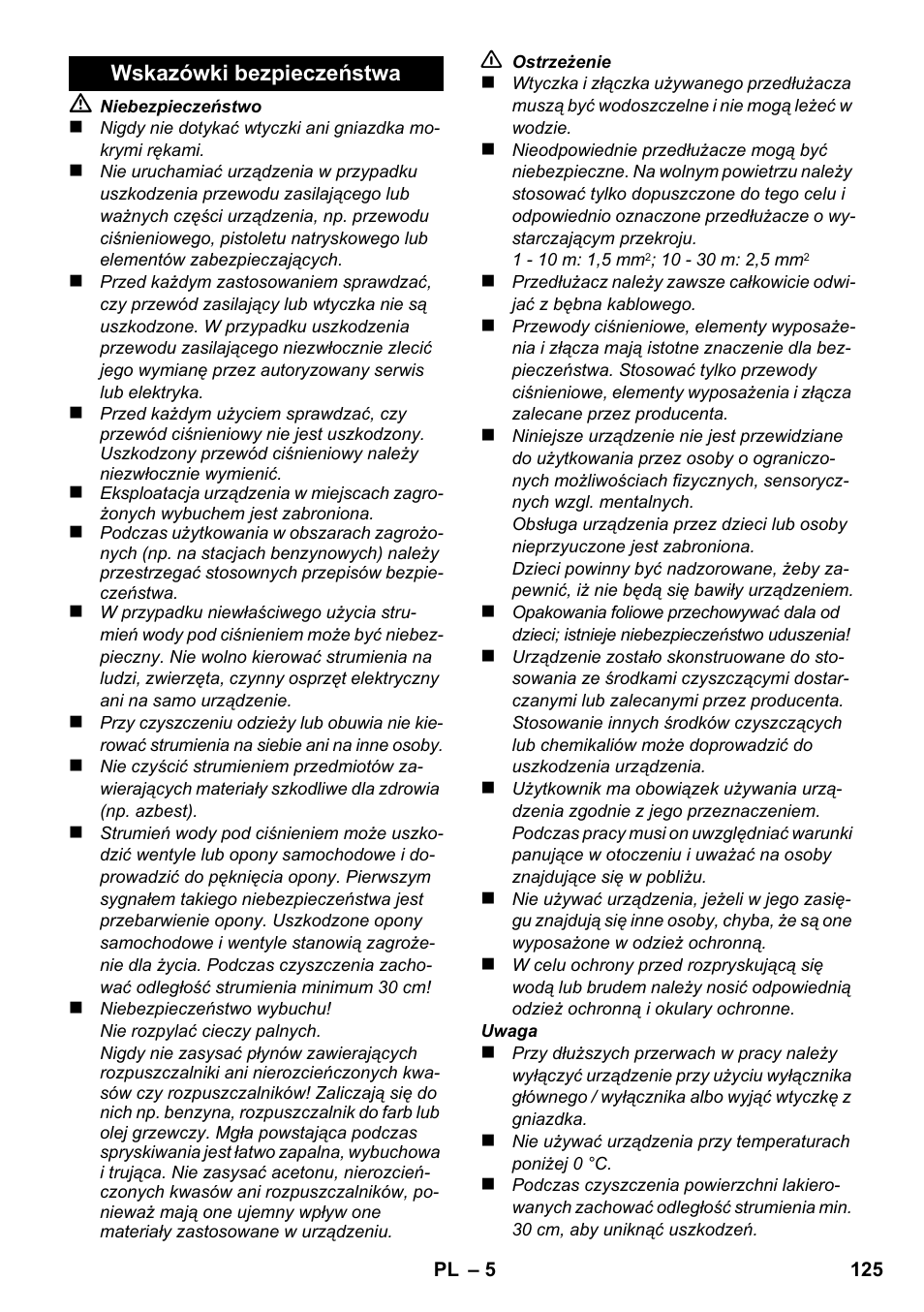 Karcher K 2 Premium User Manual | Page 125 / 196