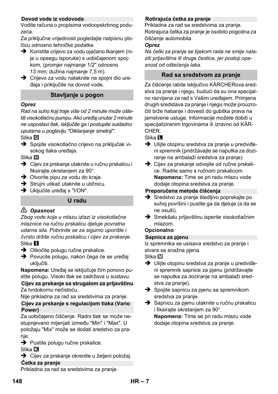 Karcher K 2 Premium User Manual | Page 148 / 196