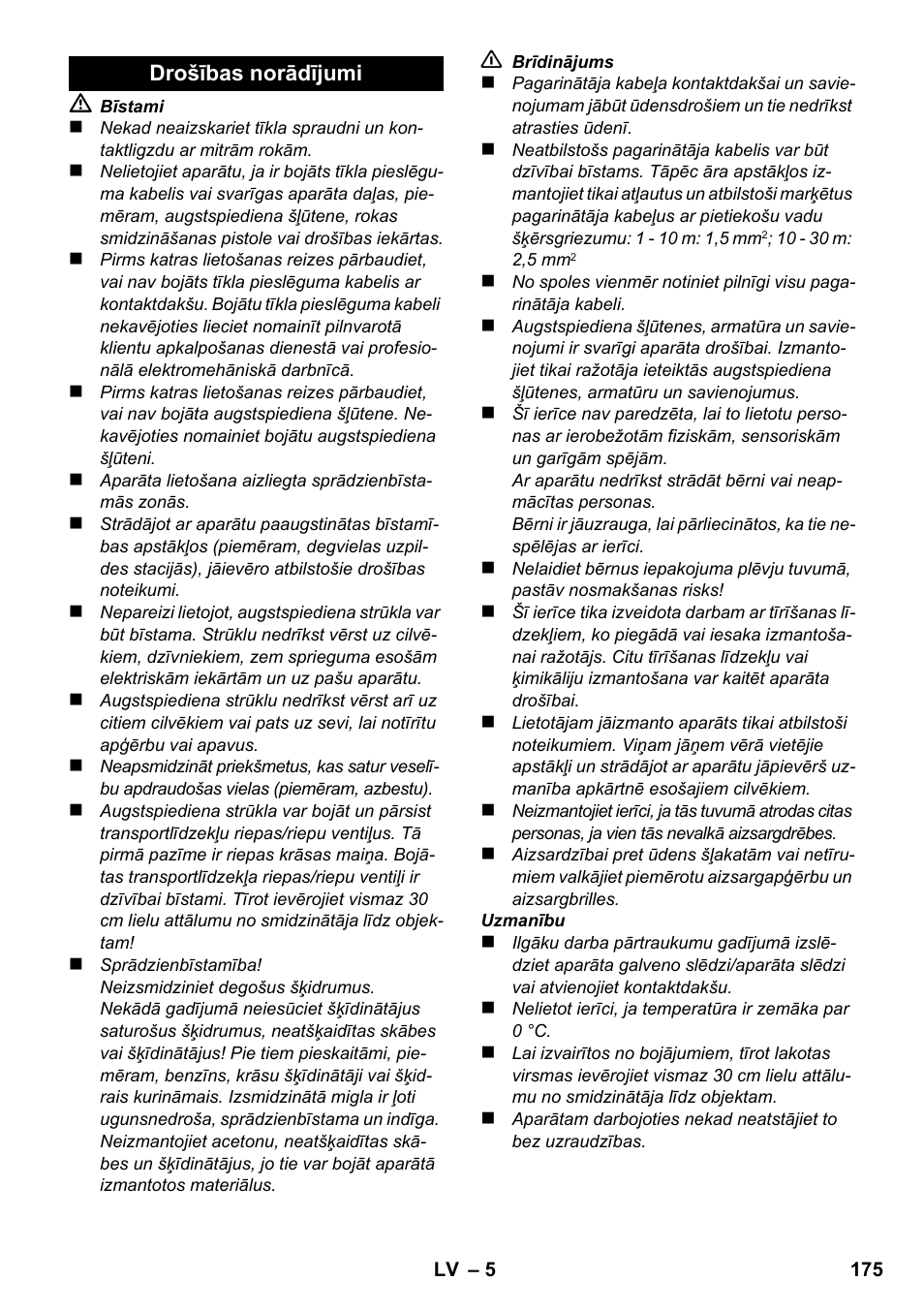 Karcher K 2 Premium User Manual | Page 175 / 196