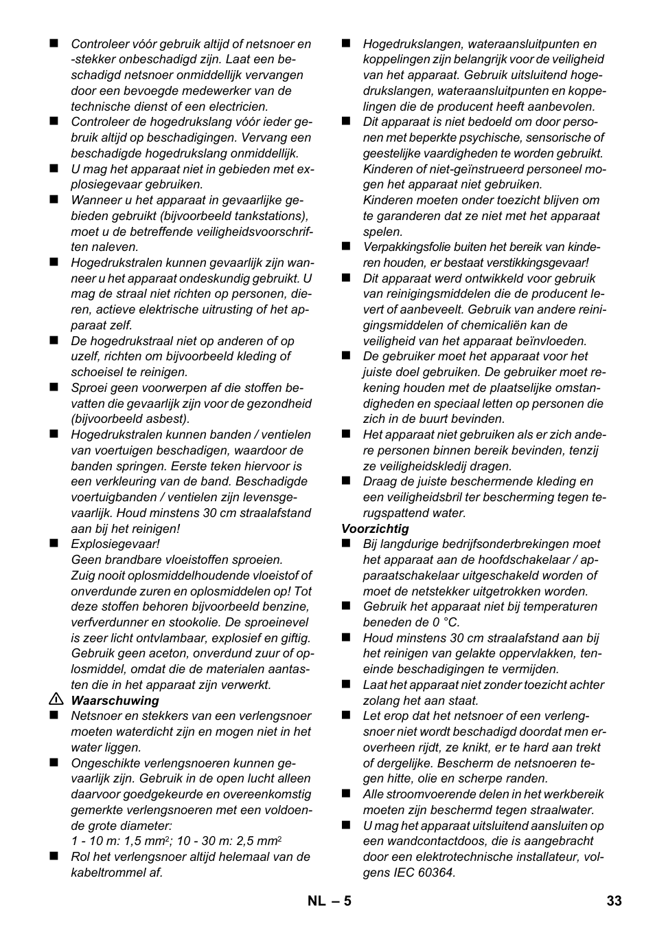 Karcher K 2 Premium User Manual | Page 33 / 196