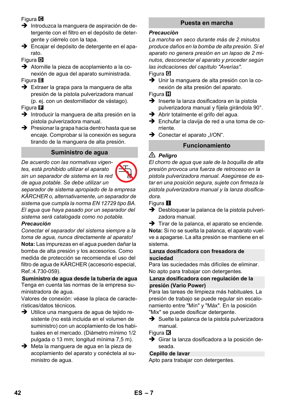 Karcher K 2 Premium User Manual | Page 42 / 196