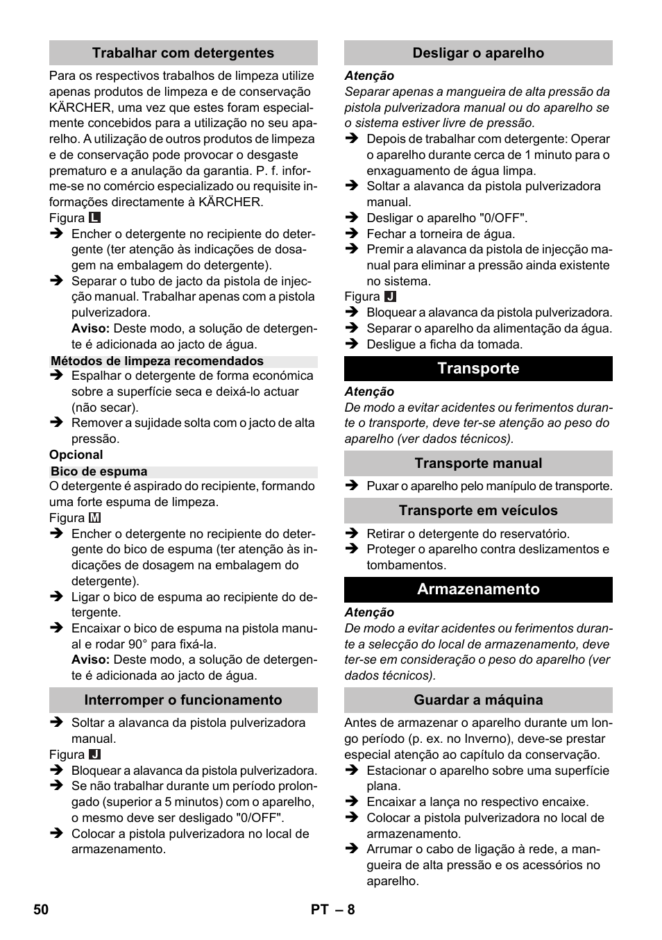 Karcher K 2 Premium User Manual | Page 50 / 196