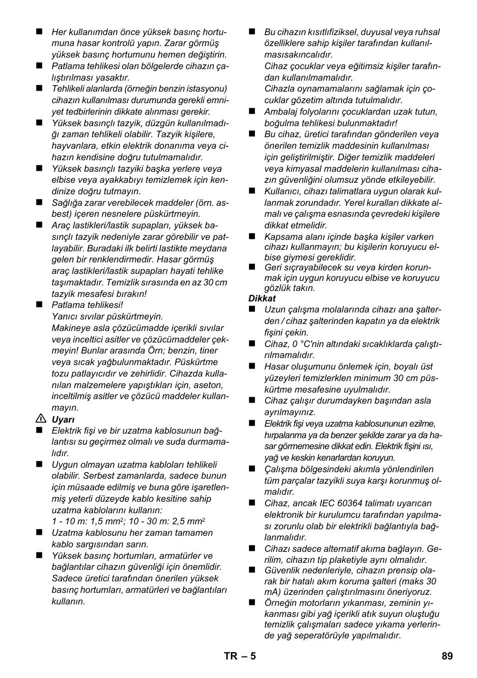 Karcher K 2 Premium User Manual | Page 89 / 196