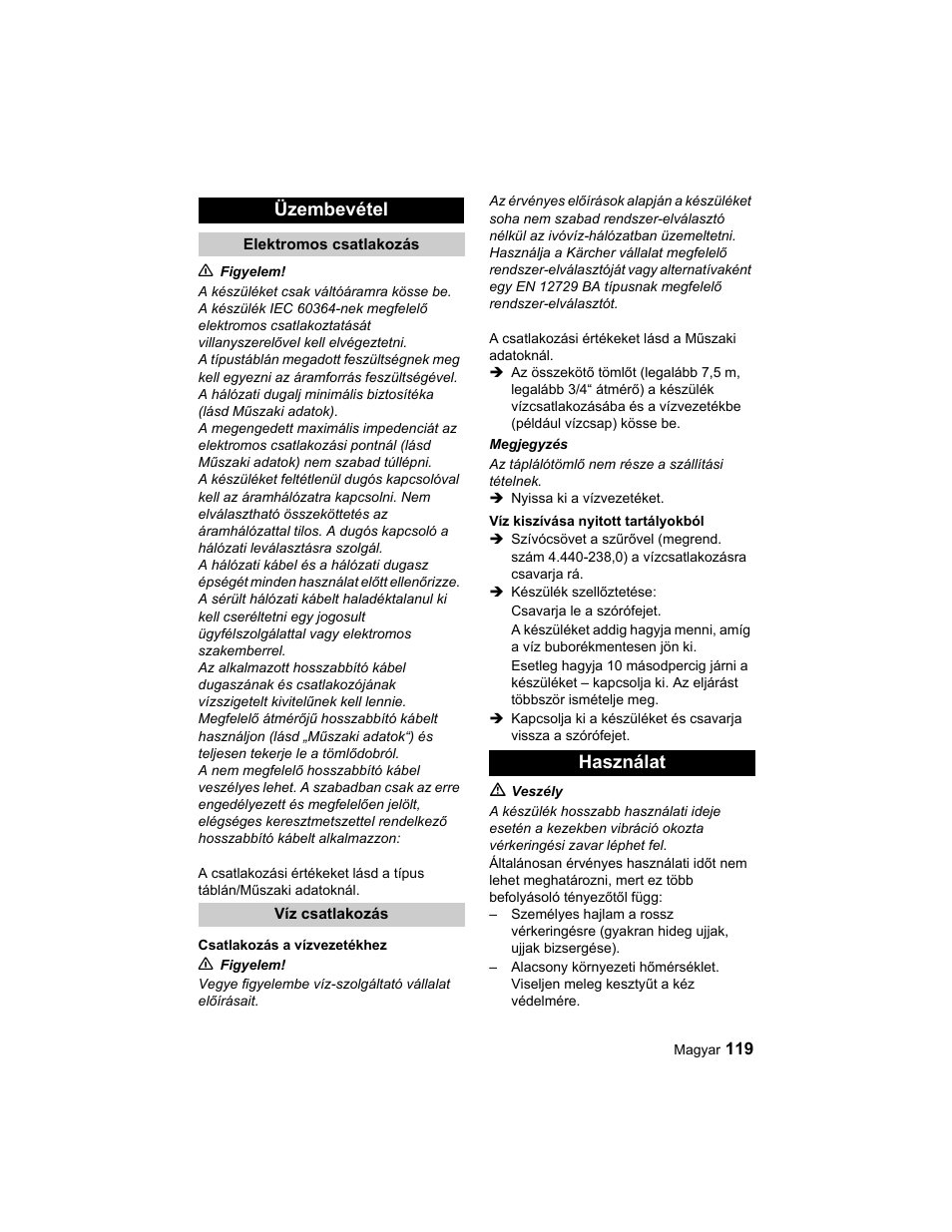 Karcher HD 10-25-4 Cage Plus User Manual | Page 119 / 224