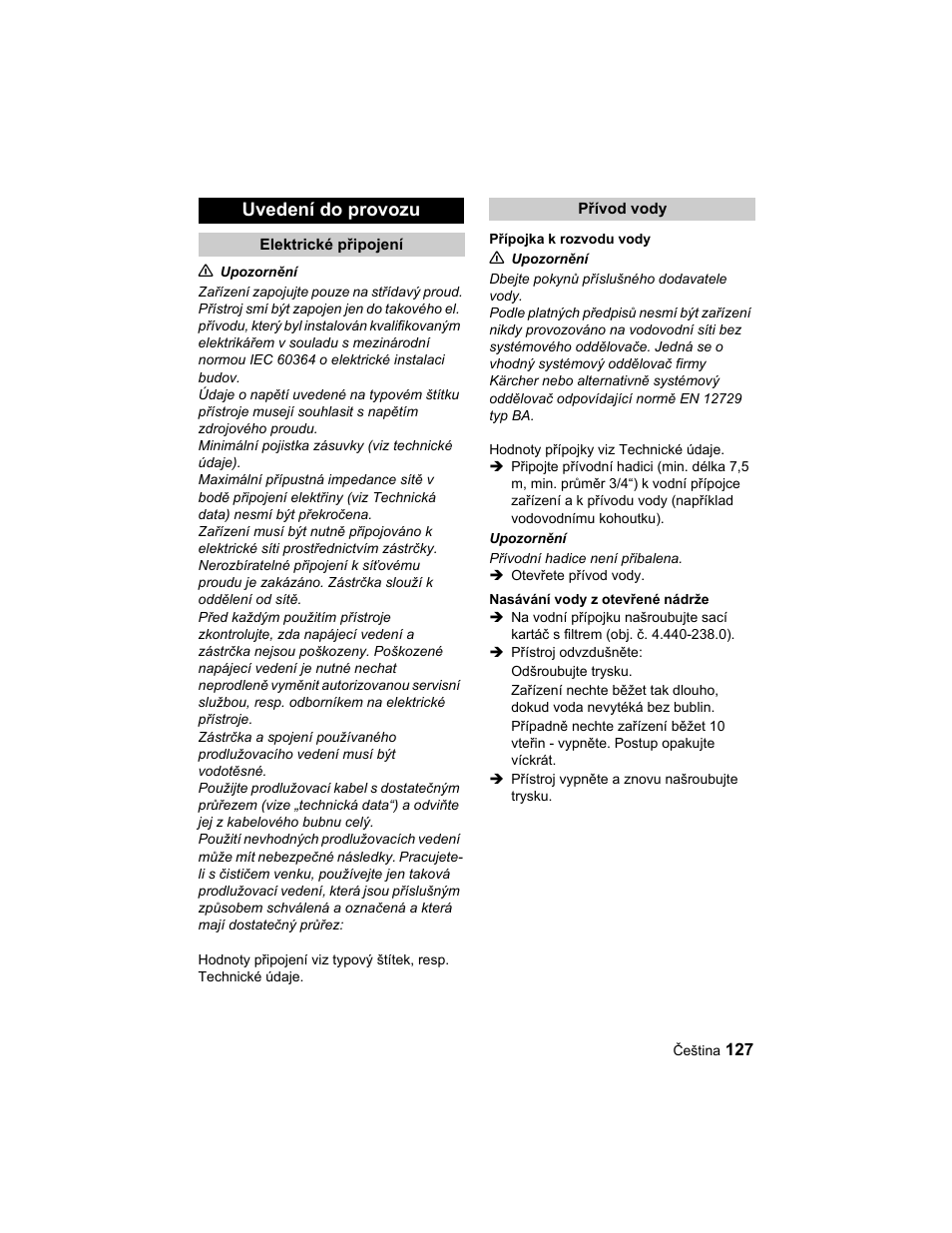 Karcher HD 10-25-4 Cage Plus User Manual | Page 127 / 224