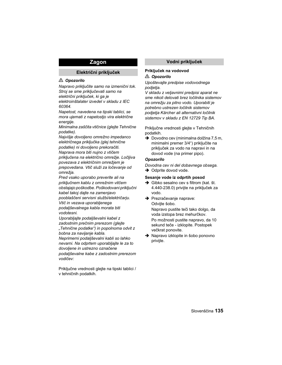 Karcher HD 10-25-4 Cage Plus User Manual | Page 135 / 224