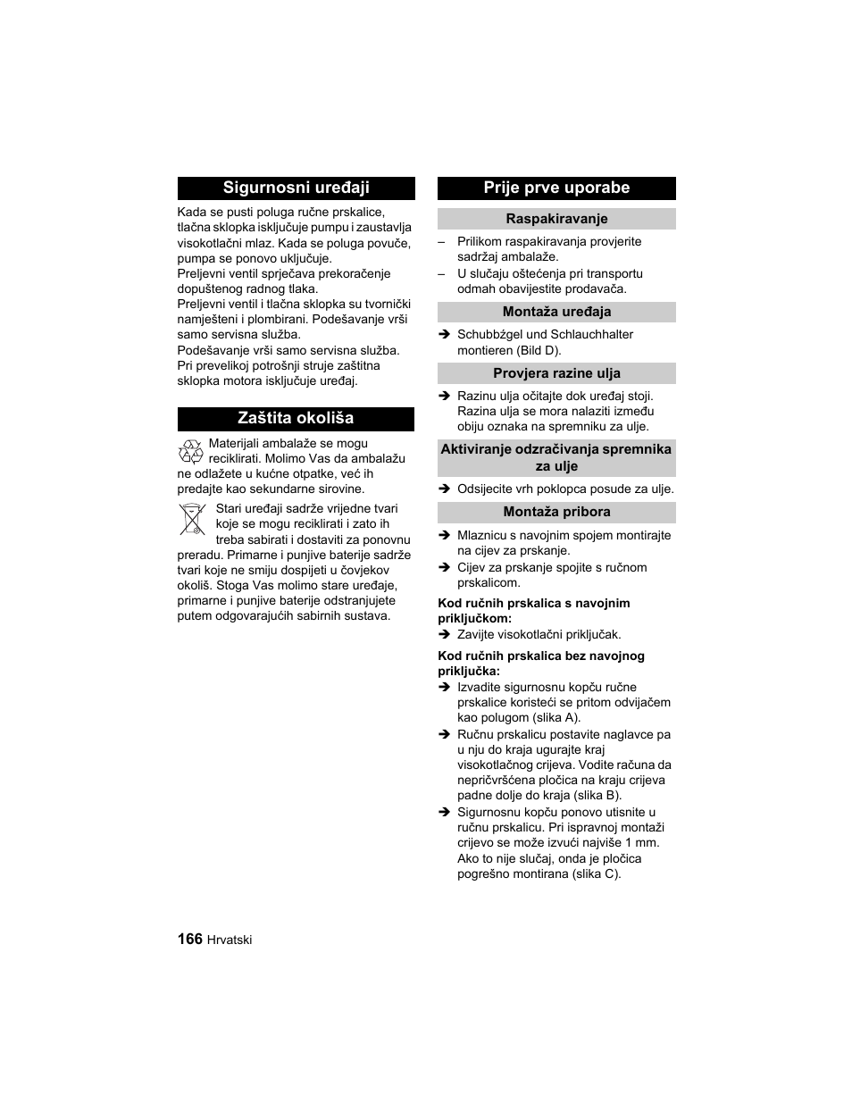 Karcher HD 10-25-4 Cage Plus User Manual | Page 166 / 224