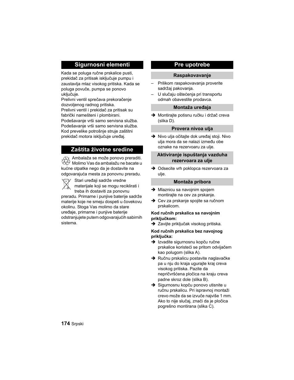 Karcher HD 10-25-4 Cage Plus User Manual | Page 174 / 224