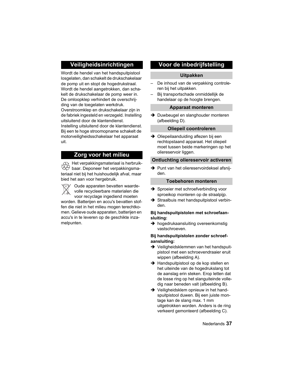 Karcher HD 10-25-4 Cage Plus User Manual | Page 37 / 224