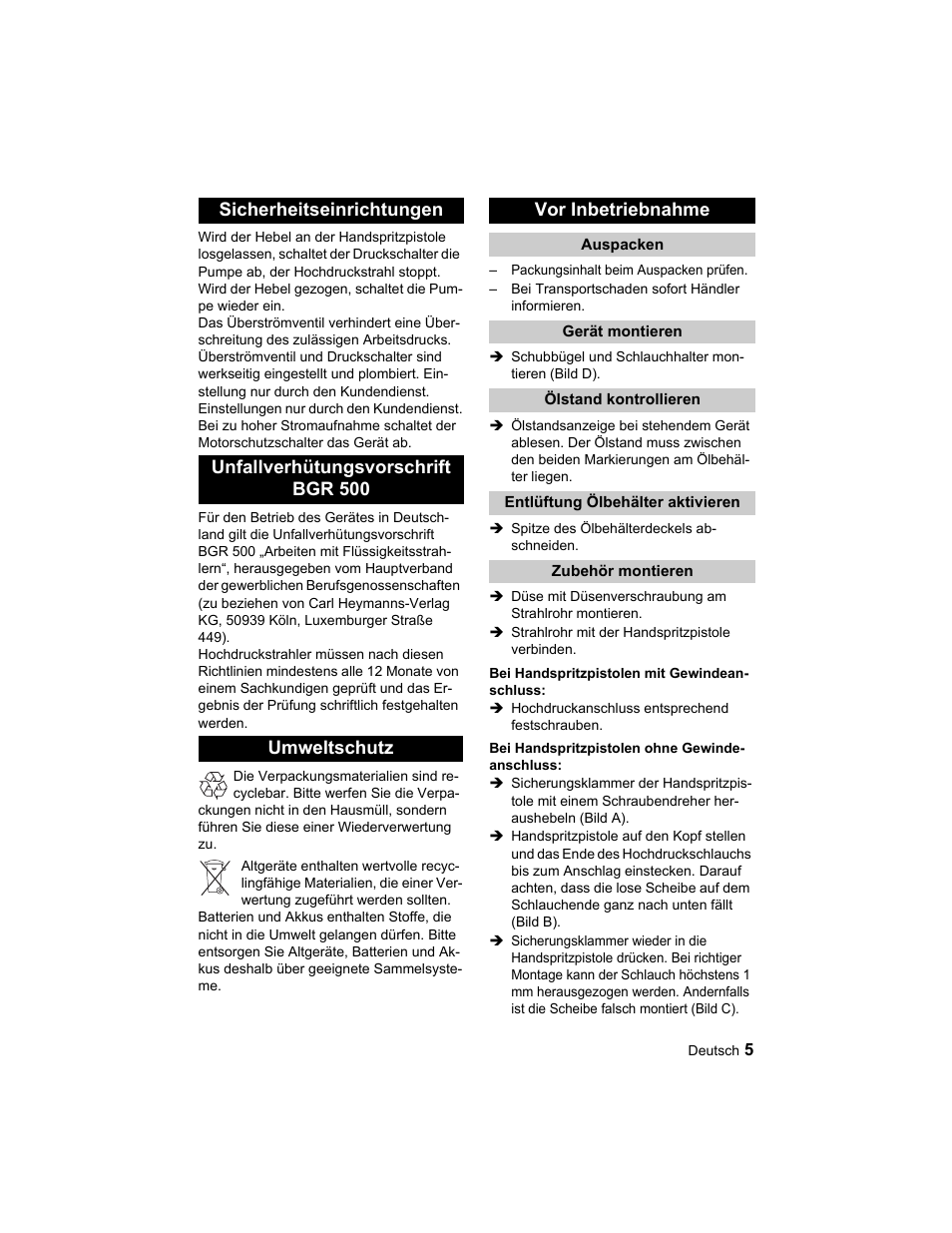 Karcher HD 10-25-4 Cage Plus User Manual | Page 5 / 224