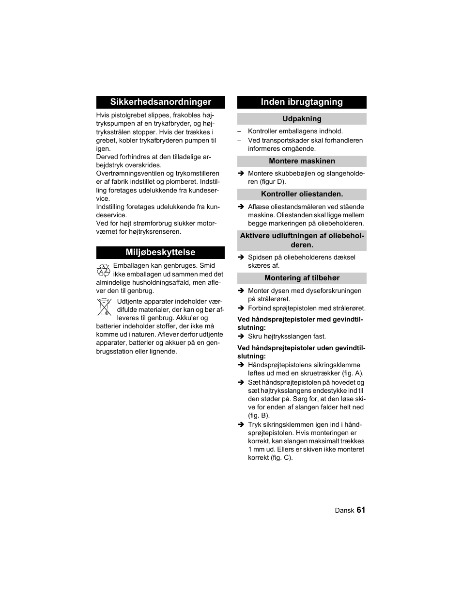 Karcher HD 10-25-4 Cage Plus User Manual | Page 61 / 224