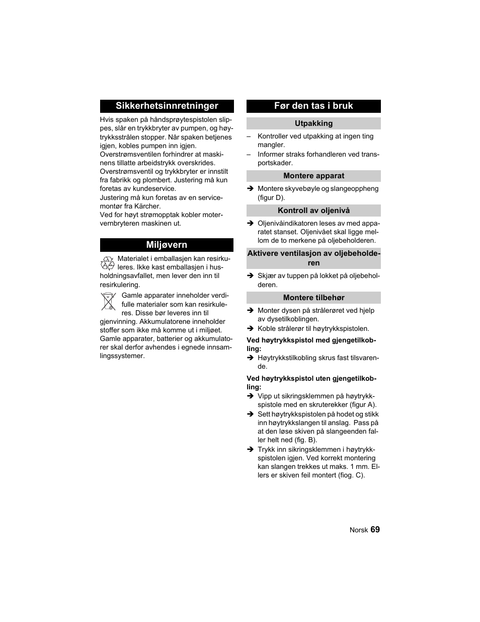 Karcher HD 10-25-4 Cage Plus User Manual | Page 69 / 224