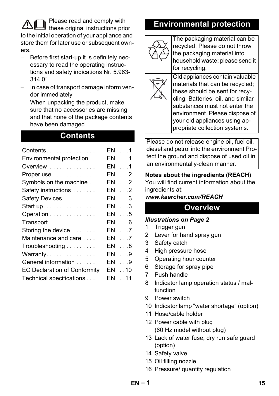Karcher HD 13-35-4 User Manual | Page 15 / 344
