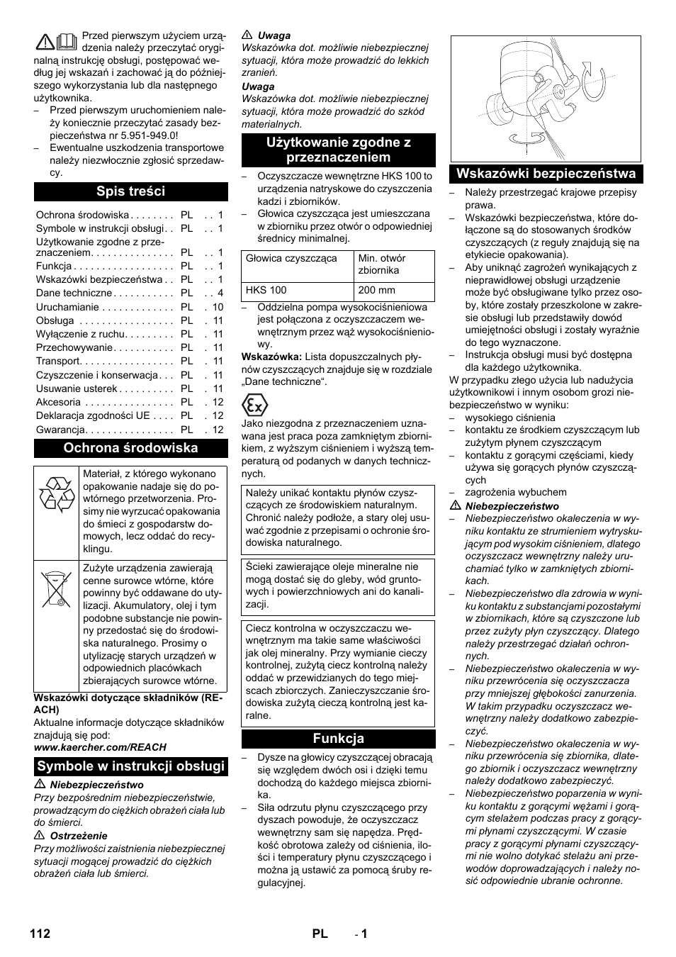 Karcher HKS 100 LM User Manual | Page 112 / 124