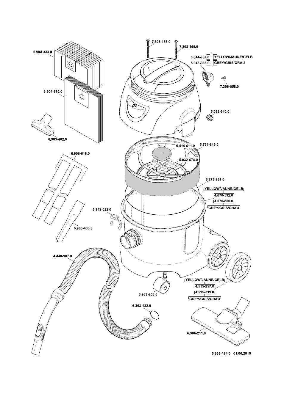 Karcher T 10-1 Advanced User Manual | Page 123 / 124