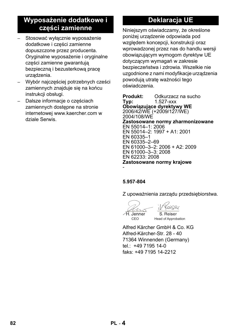 Karcher T 10-1 Advanced User Manual | Page 82 / 124