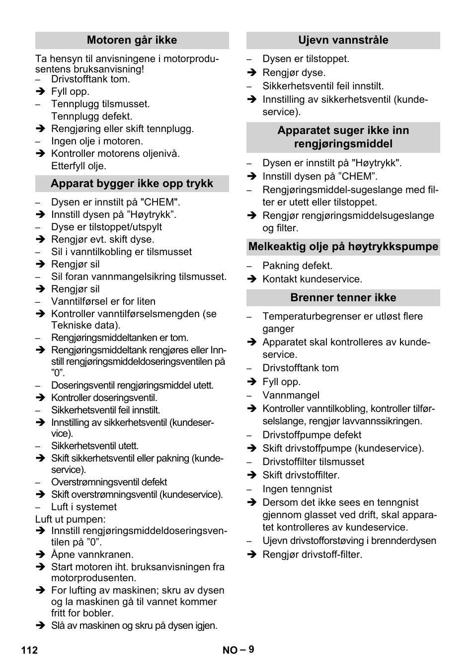 Karcher HDS 801 B User Manual | Page 112 / 340