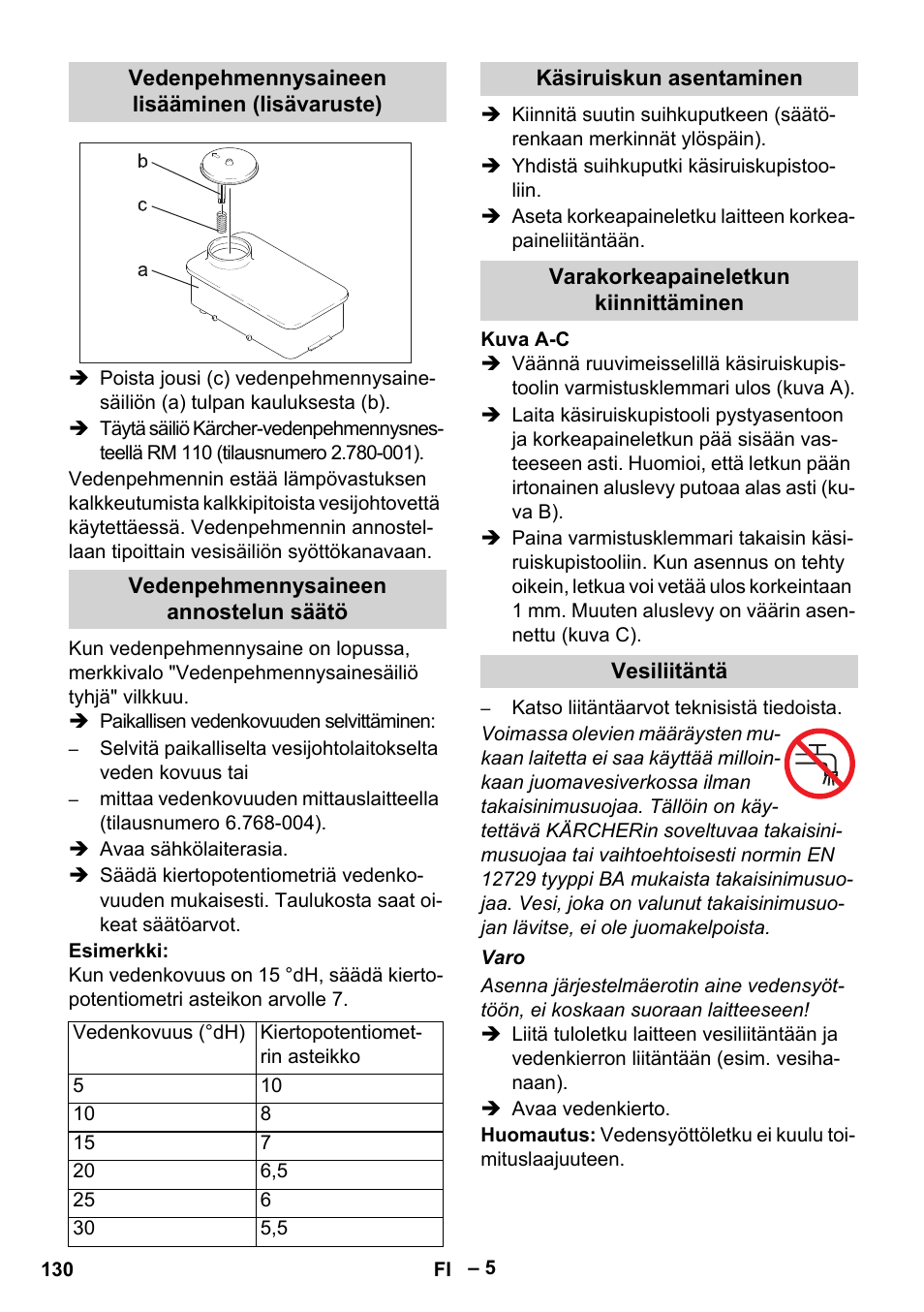 Karcher HDS 801 B User Manual | Page 130 / 340