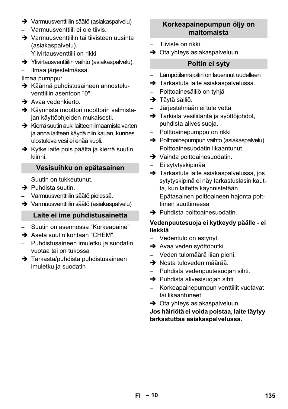 Karcher HDS 801 B User Manual | Page 135 / 340