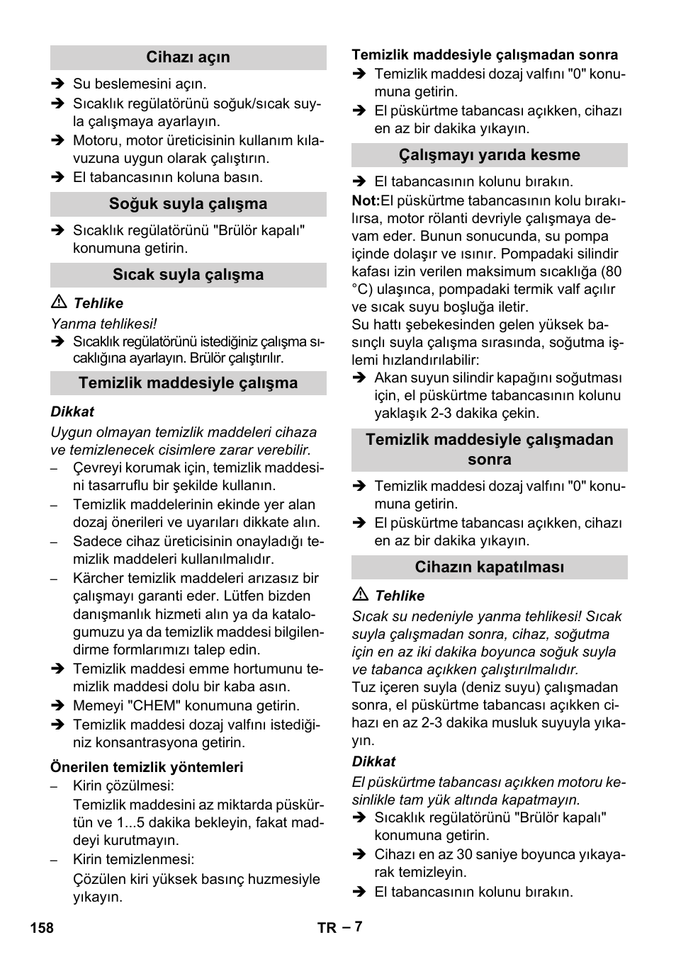 Karcher HDS 801 B User Manual | Page 158 / 340