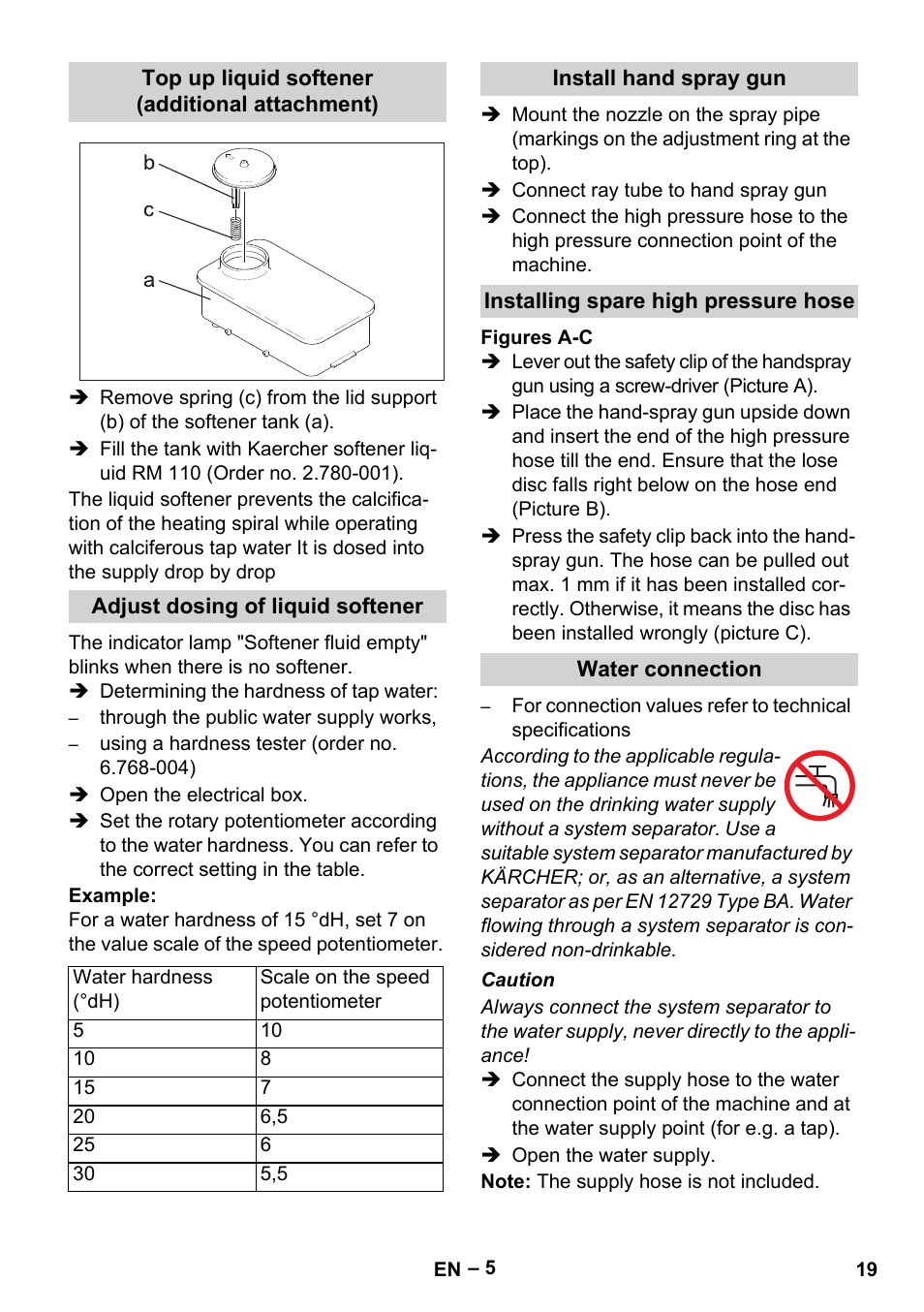 Karcher HDS 801 B User Manual | Page 19 / 340