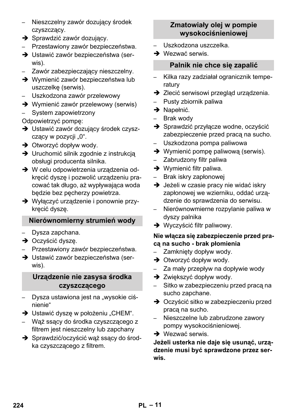 Karcher HDS 801 B User Manual | Page 224 / 340