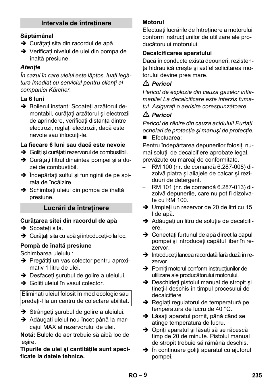 Karcher HDS 801 B User Manual | Page 235 / 340