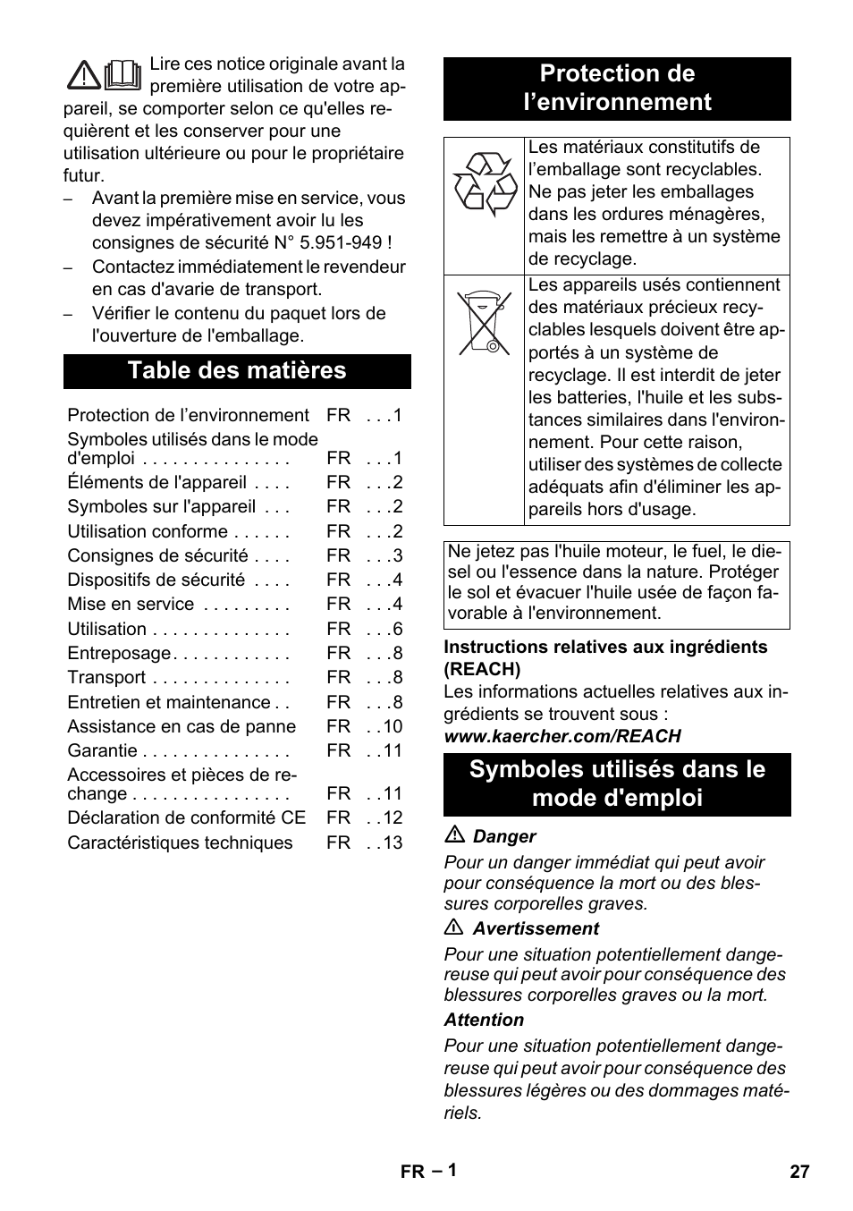 Karcher HDS 801 B User Manual | Page 27 / 340