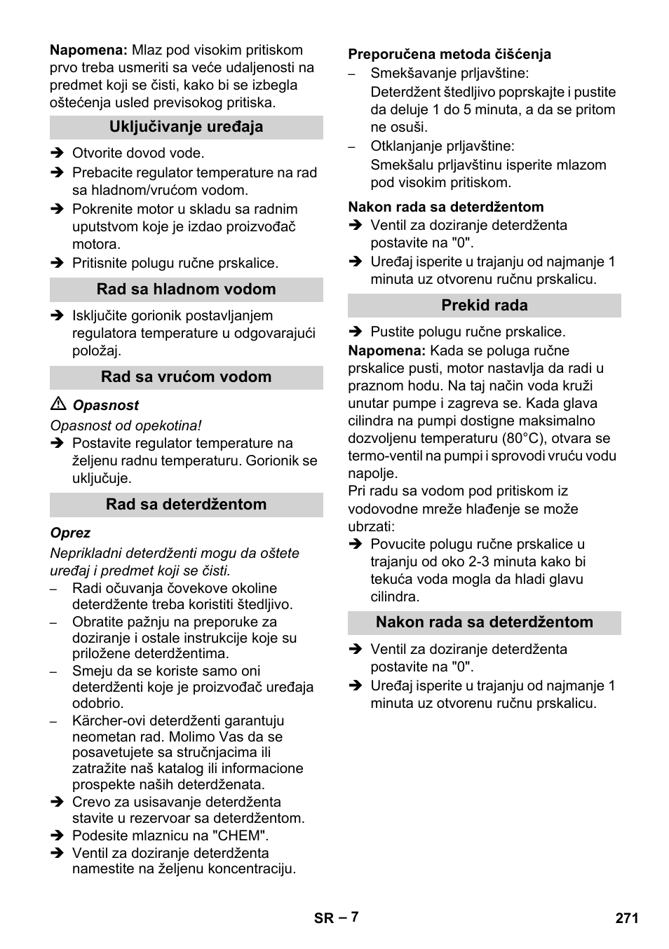 Karcher HDS 801 B User Manual | Page 271 / 340