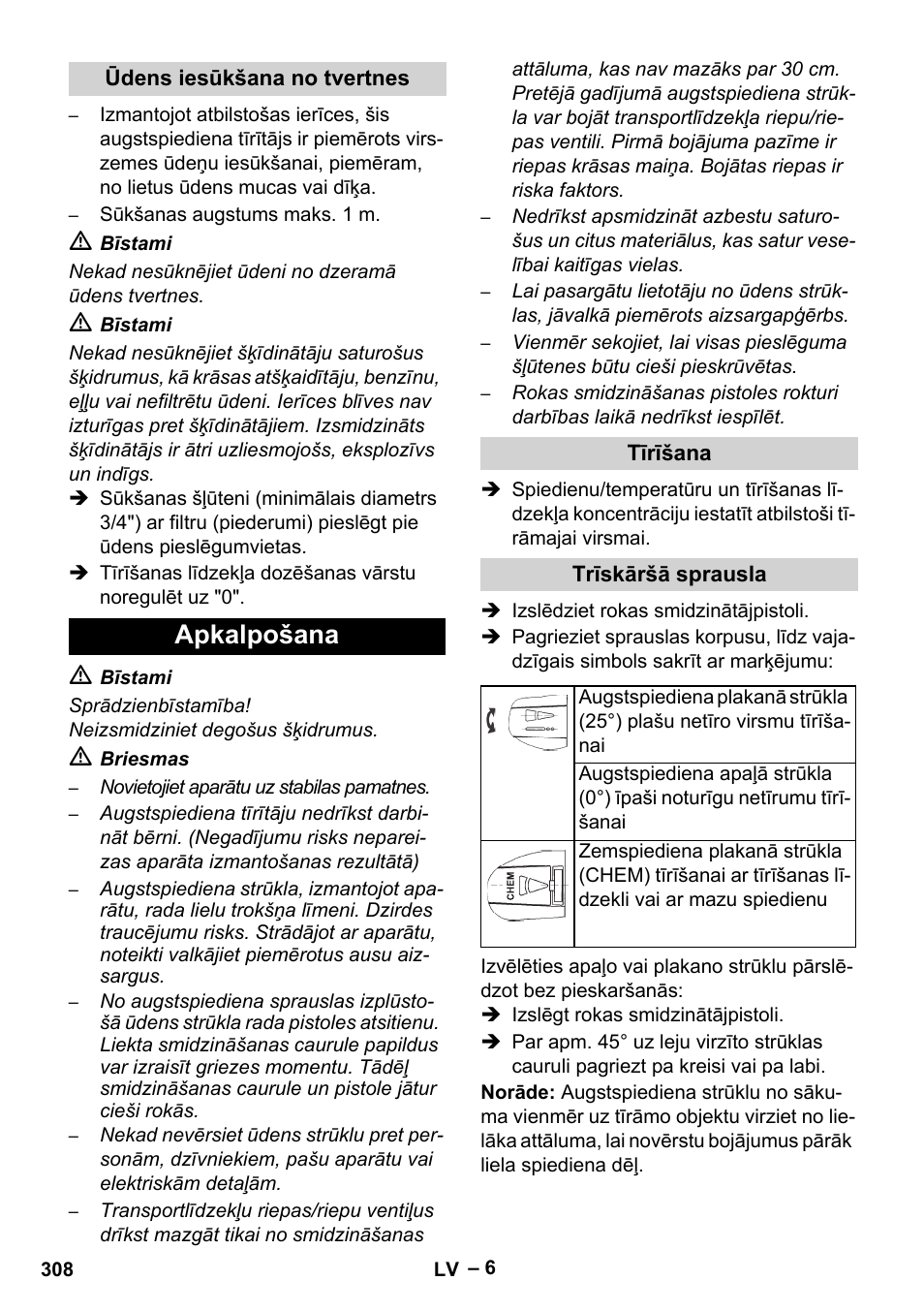 Apkalpošana | Karcher HDS 801 B User Manual | Page 308 / 340