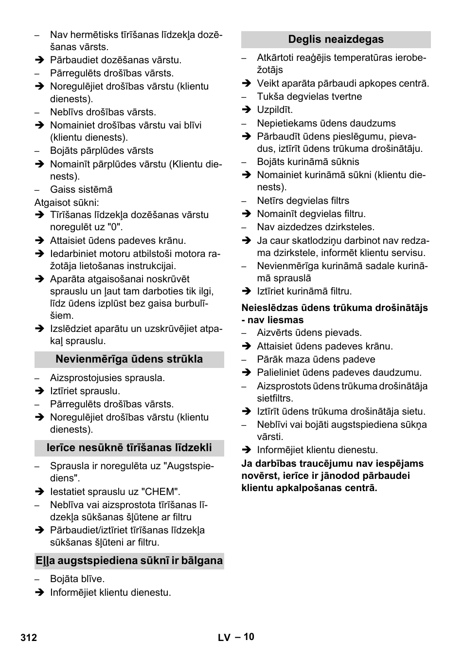 Karcher HDS 801 B User Manual | Page 312 / 340