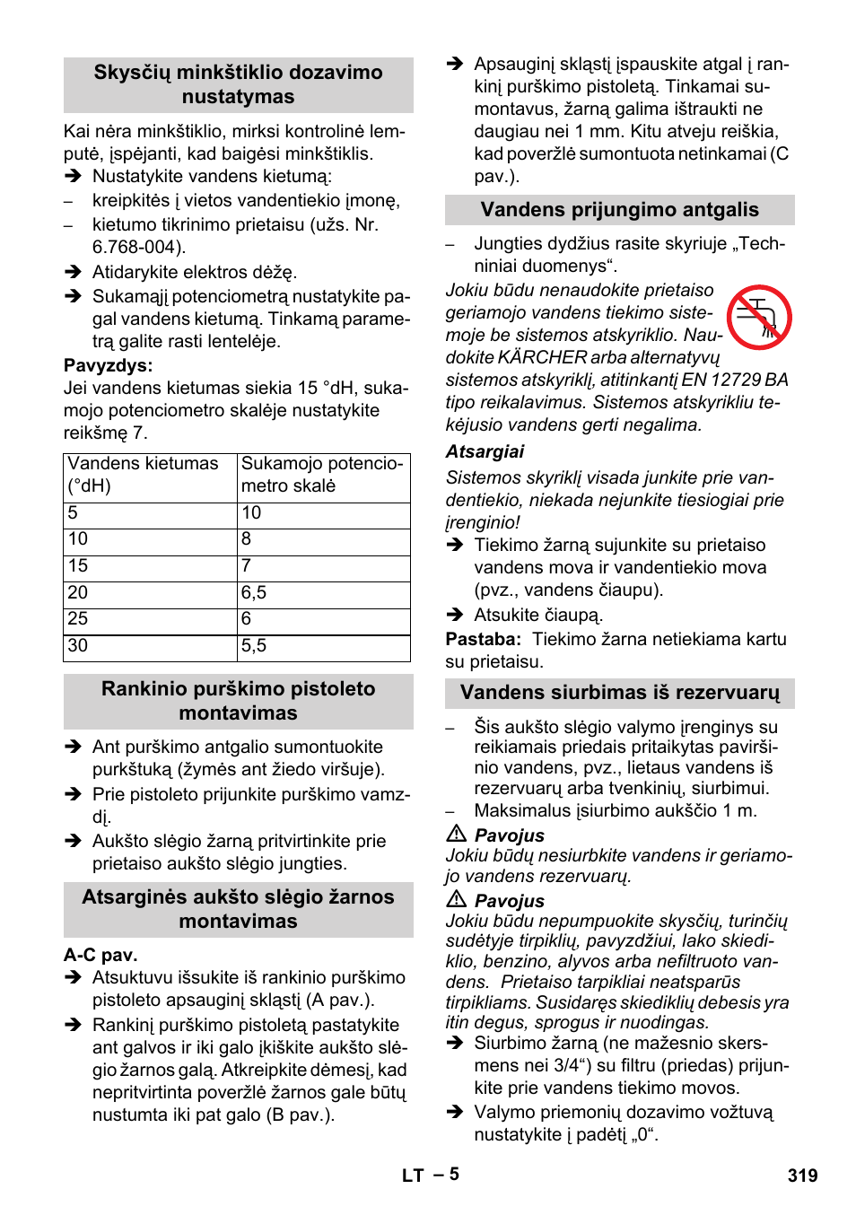 Karcher HDS 801 B User Manual | Page 319 / 340