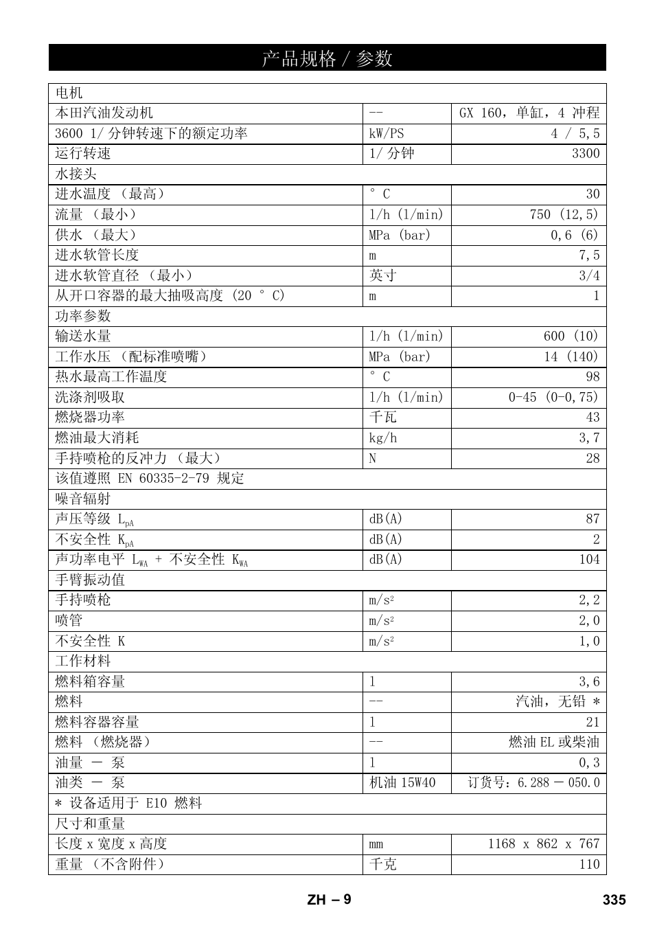 Ѻક㾘ḑ  খ | Karcher HDS 801 B User Manual | Page 335 / 340