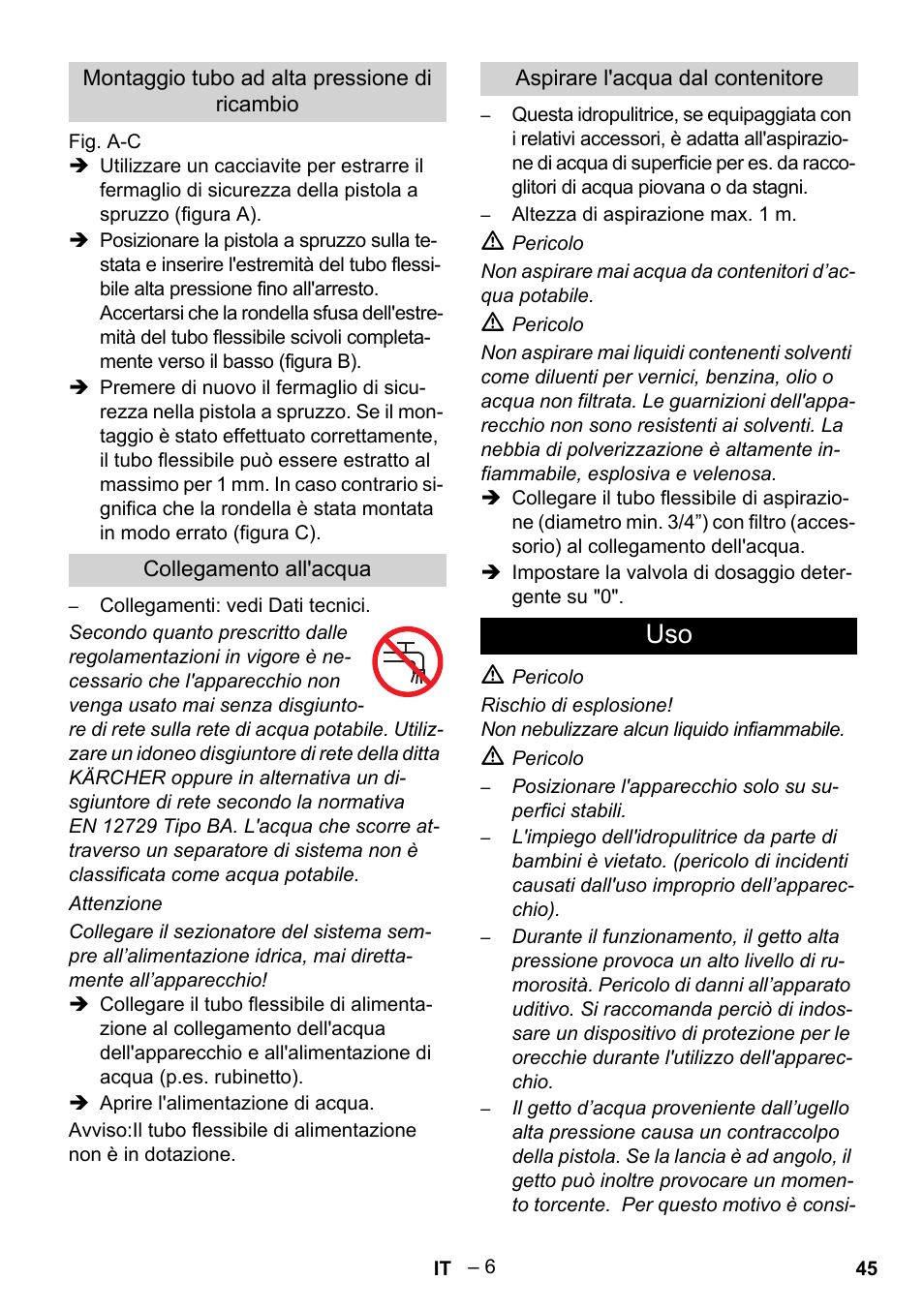 Karcher HDS 801 B User Manual | Page 45 / 340