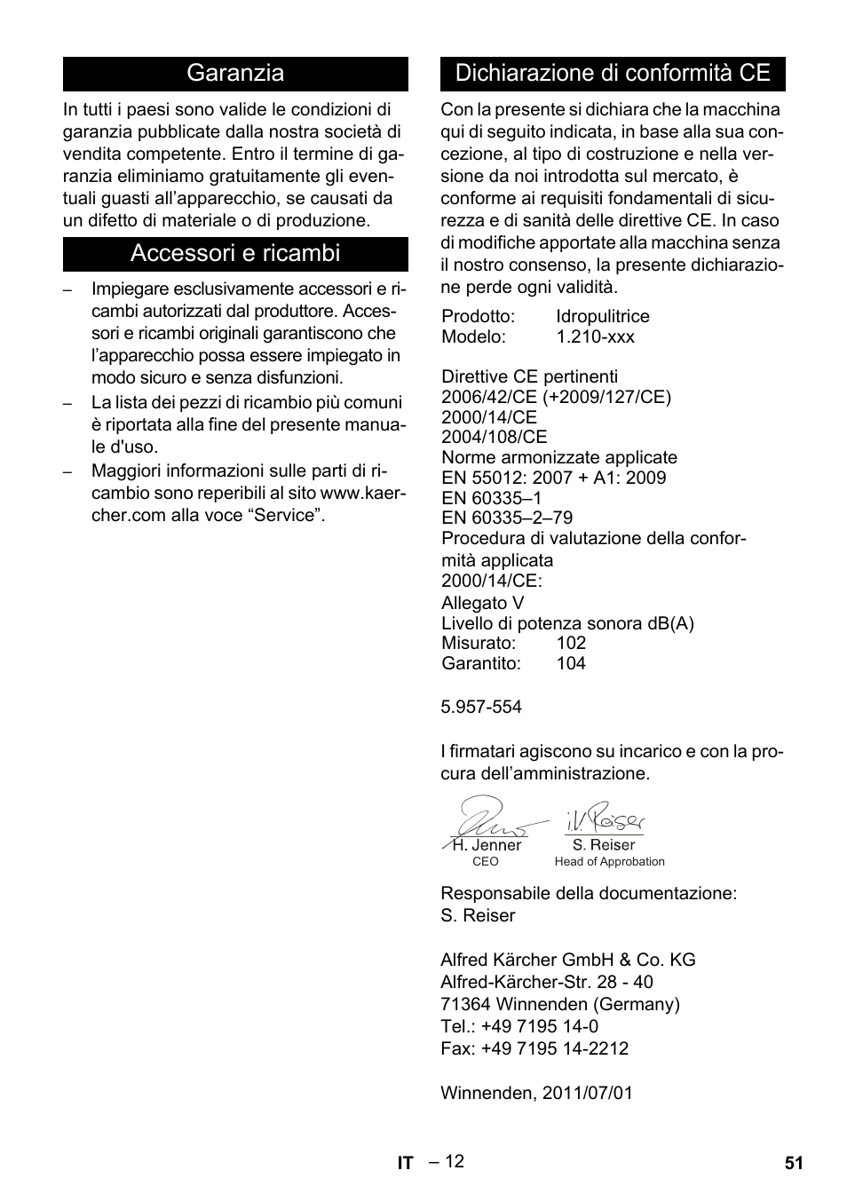 Karcher HDS 801 B User Manual | Page 51 / 340